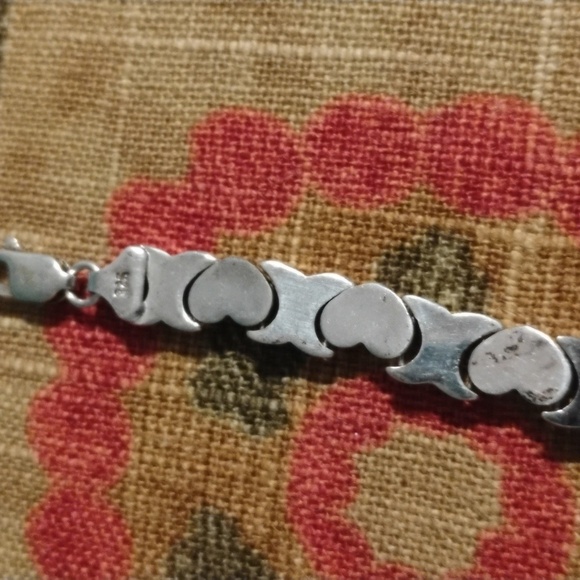 🤗Sold out!Silver Heart & X,S Bracelet💓 - Picture 5 of 7